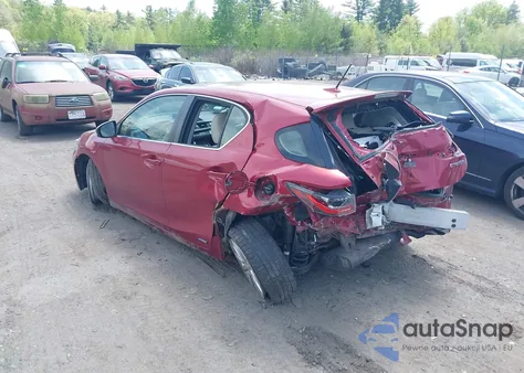 2013 Lexus Ct 200H из США, поврежденный, VIN JTHKD5BH1D2170258